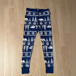 Blue & white Old Navy Christmas pajamas | size medium